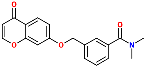 (image for) MC005905 N,N-Dimethyl-3-[(4-oxo-4H-chromen-7-yl)oxy-Me]benzamide